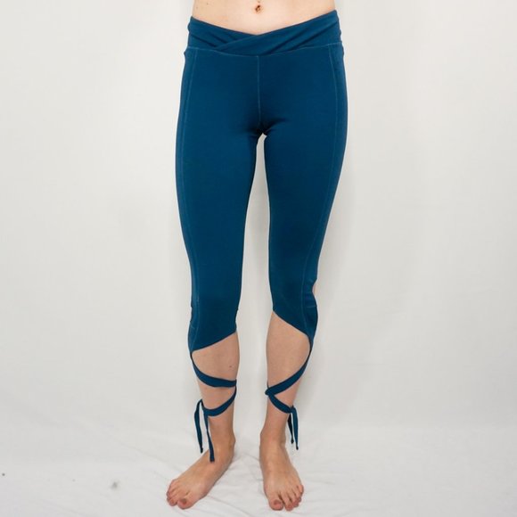 Free People Pants - FP MOVEMENT Sapphire Turnout Wrap Tie Leggings